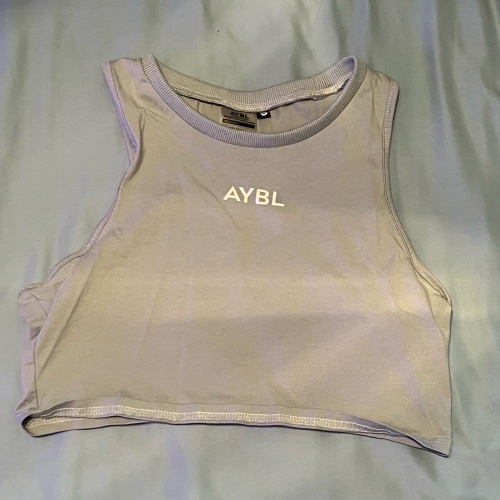 AYBL Training Crop Vest Light Blue